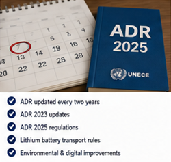Actualizaciones de la reglamentación ADR y revisiones de la normativa de transporte de mercancías peligrosas en Europa