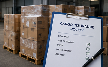Cobertura de seguro de carga para palés, contenedores y mercancías transportadas en logística