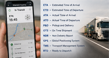 Planificador monitorizando el seguimiento de envíos, ETA y estados de transporte POD
