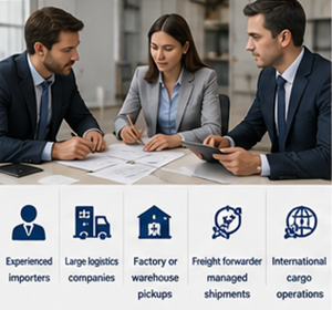 Profesionales de logística planificando envíos internacionales usando Incoterms EXW