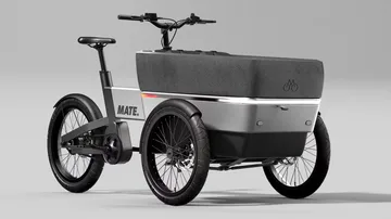 Transportista Bicicleta Bike e-Cargo en Brussel Bélgica